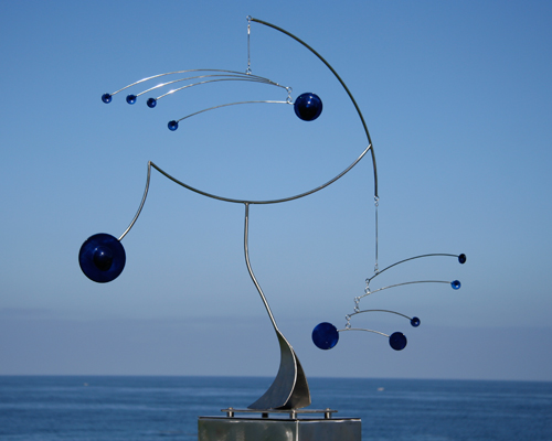 Stargazer Mobile by Amos Robinson contemporary art stainless steel