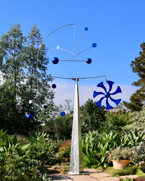 Kinetic art by Amos Robinson Celestial Moment stainless steel contemporary art