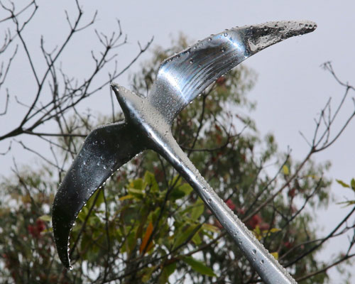 Scissortail kinetic art by Amos Robinson stainless steel contemporary art